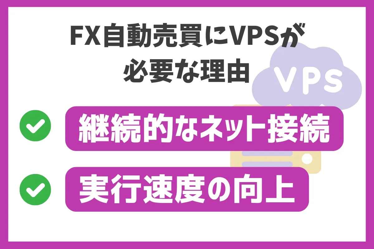 FX自動売買にVPSが必要な理由