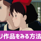 ジブリはサブスクできる？ジブリの視聴方法を4項目で評価したランキング3選